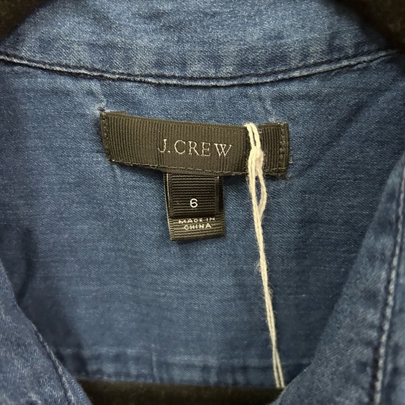 J.Crew Blue bottom shirt size 6 - Picture 3 of 3